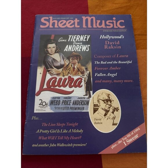Sheet Music Magazine January/February 1995 - Picture 1 of 3